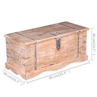Opbergkist acaciahout - thumbnail