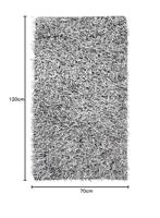 Kemen Badmat Silver Grey | 70x120 cm | Grijs | Polyester - thumbnail