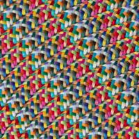 Textiel Kabel - 1 meter lang - Gekleurd - Strijkijzersnoer 3 x 0,75 mm met aardingsgeleider - met textielmantel - pendelleiding lampkabel - Accessoires voor lampen - Binnen gebruik - thumbnail