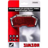 Simson batterij bagagedrager achterlicht tunnel 3 led auto - thumbnail