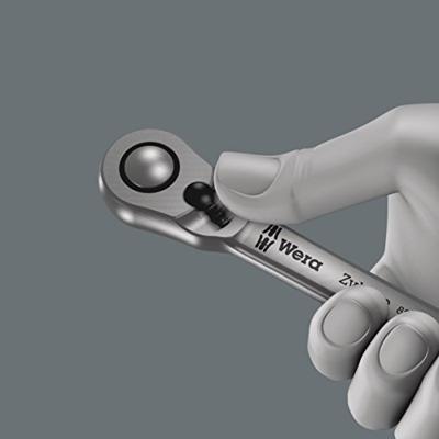 Wera 8100 SC 11 Zyklop Metal-ratelset, omschakelpal, 1/2"-aandrijving, inch, 28 -delig - 1 stuk(s) - 05004081001 - thumbnail