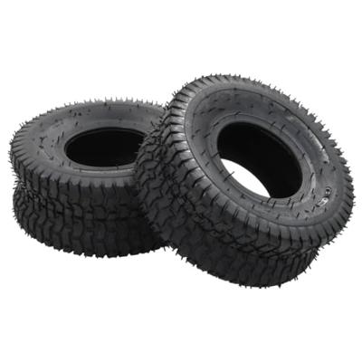 VidaXL 4-delige kruiwagenband- en binnenbandset 15x6.00-6 4pr rubber