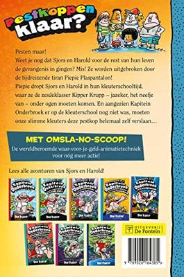 Boek Kapitein Onderbroek en de Krankzinnige Komst van Piepie Plaspantolon Boek Kapitein Onderbroek en de Krankzinnige Komst van Piepie Plaspantolon