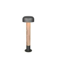 Trio TuinlampFraser grijs met hout 54cm - 562560135 - thumbnail