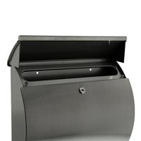 Burg Wächter 38640 TOSCANA 3856 Ni Brievenbus RVS Zilver Sleutelslot - thumbnail