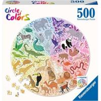 Ravensburger Circle of colors puzzels - animals, 500st. - thumbnail