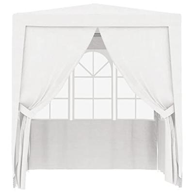 Partytent met zijwanden professioneel 90 g/m 2x2 m wit - thumbnail