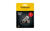 Intenso Basic Line USB-stick 64 GB Zwart 3503490 USB-A 2.0 - thumbnail