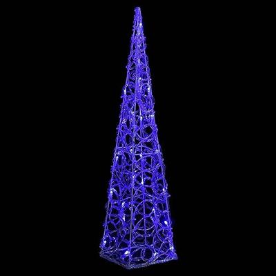 VidaXL Lichtkegel decoratief led 60 cm acryl blauw