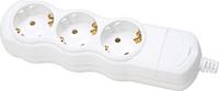 Kopp tafelcontactdoos 3-voudig 45gr RA wit zonder snoer - thumbnail