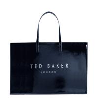 Ted Baker Caarmen Extra Large Printed Crinkle Icon Bag Navy - thumbnail
