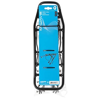 M-Wave bagagedrager verstelbaar aluminium zwart