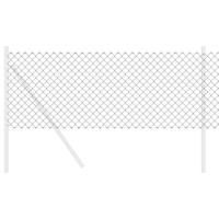 VidaXL Kettenschakelhek grijs 25 x 0,4 m staal - thumbnail