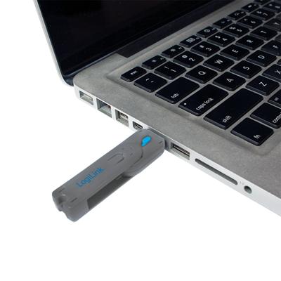 LogiLink AU0045 USB-A-poortslot Set van 8 stuks Zilver, Blauw Sleutelslot Incl. 1 sleutel LogiLink AU0045 USB-A-poortslot Set van 8 stuks Zilver, Blauw Sleutelslot Incl. 1 sleutel