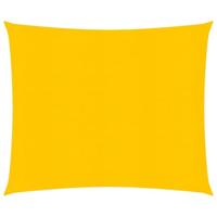 Zonnezeil 160 g/m vierkant 4x4 m HDPE geel - thumbnail