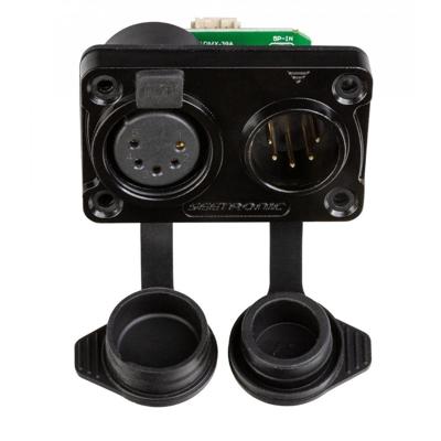 Briteq Modificatiekit van IP65 XLR 3pin (man/vrouw) naar IP65 XLR 5pin (man/vrouw)