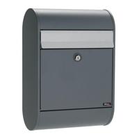 Brievenbus Allux 5000 Antraciet - thumbnail