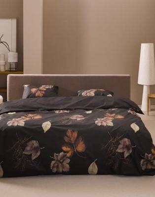 Essenza Essenza Elin Dekbedovertrek 200x220+2/60x70 Darkest Brown