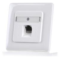 Rutenbeck 136112030 Netwerkdoos Inbouw (in muur) Inzet met centraalstuk en frame Wit