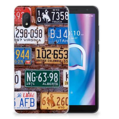 Alcatel 1B (2020) | Siliconen hoesje | met foto Kentekenplaten