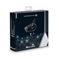 Midland BTR1 Advanced Single C1529 Motorintercomsysteem, bluetooth, enkele headset, waterdicht IPX6, ruisonderdrukking, tot 4 personen, accu 23 uur, bereik tot 1,2 km - thumbnail