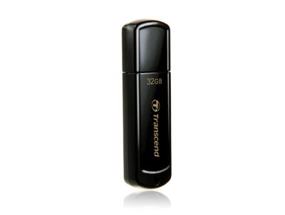 Transcend JetFlash® 350 USB-stick 32 GB Zwart TS32GJF350 USB-A 2.0 Transcend JetFlash® 350 USB-stick 32 GB Zwart TS32GJF350 USB-A 2.0