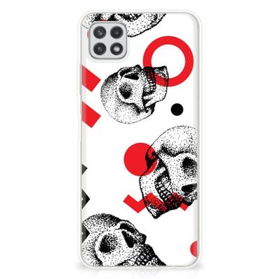 Silicone Back Case Samsung Galaxy A22 5G Skull Red Silicone Back Case Samsung Galaxy A22 5G Skull Red