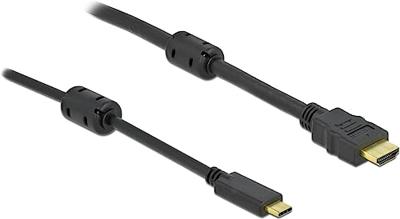 DeLOCK 85973 video kabel adapter 7 m USB Type-C HDMI Zwart