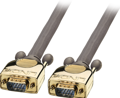 LINDY 37825 Gold VGA-kabel M/M 20m