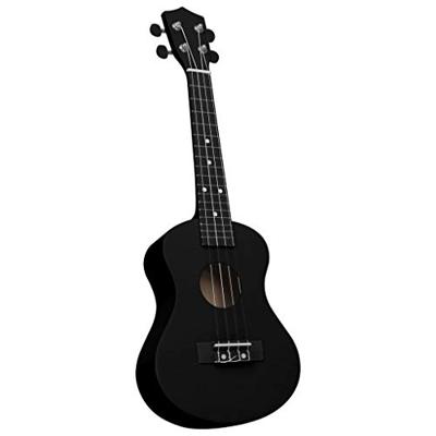 VidaXL Ukuleleset met tas voor kinderen sopraan 23&apos;&apos; zwart - thumbnail