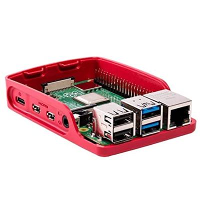 Raspberry Pi® SC0229 SBC-behuizing Geschikt voor model: Raspberry Pi® 4 B Rood, Wit Raspberry Pi® SC0229 SBC-behuizing Geschikt voor model: Raspberry Pi® 4 B Rood, Wit