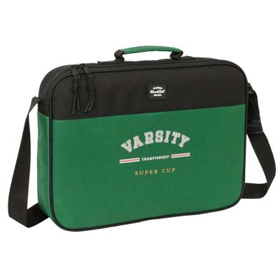 Schoolrugzak BlackFit8 Varsity Zwart Groen 38 x 28 x 6 cm