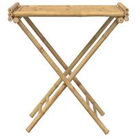 Dienbladtafel inklapbaar 70,5x42,5x80 cm bamboe - thumbnail