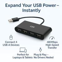 C2G 4-Port USB-A Hub - thumbnail