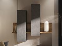 Muurkast BOTSWANA 2 deuren matera/eik appenzeller - thumbnail