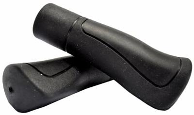 Herrmans ergo 84b zwart 120mm - fiets handvat