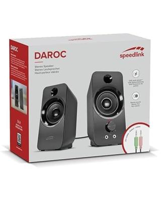 SpeedLink SL-810005-BK 2.0 PC-luidsprekers USB 6 W Zwart SpeedLink SL-810005-BK 2.0 PC-luidsprekers USB 6 W Zwart