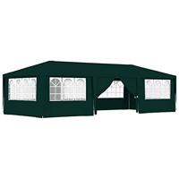 VidaXL Partytent met zijwanden professioneel 90 g/m² 4x9 m groen - thumbnail