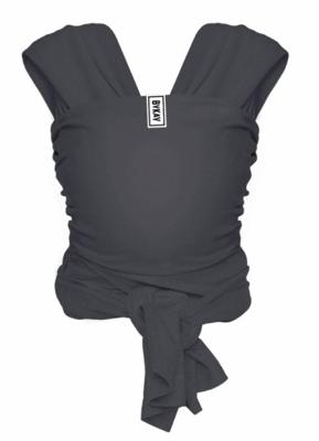 ByKay Stretchy Wrap Deluxe Baby-omslagdoek Katoen Antraciet