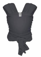 ByKay Stretchy Wrap Deluxe Baby-omslagdoek Katoen Antraciet - thumbnail