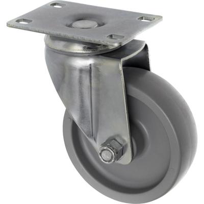 TOOLCRAFT TO-5137935 Zwenkwiel 100 mm met schroefplaat Draagvermogen (max.): 125 kg