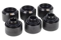 Alphacool Eiszapfen 16mm HardTube compression fitting G1/4" - sixpack schroevenset - thumbnail
