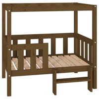 VidaXL Hondenmand 95,5x73,5x90 cm massief grenenhout honingbruin - thumbnail