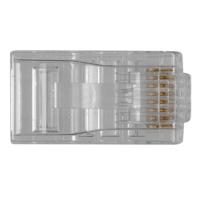 ACT TD108 RJ45 (8P/8C) Modulaire Connector voor Platte Kabel - 25 stuks - thumbnail