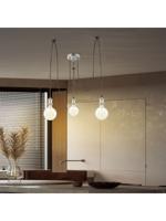 Light depot - plafondkap metaal 3 lichts - mat staal - Outlet - thumbnail