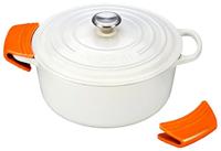 LE CREUSET - Siliconen - Set/2 handgrepen oranje - thumbnail