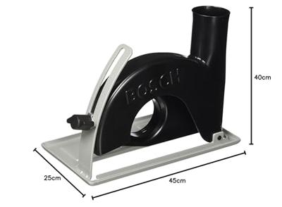 Bosch Accessoires Geleidingsslede met afzuigaansluiting voor doorslijpen 100/115/125 mm 1st - 1619P06514 - thumbnail