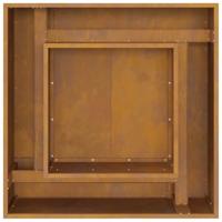 Vuurkorf Bruin 80 x 80 x 40 cm Cortenstaal - thumbnail