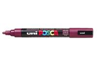 Paintmarker Uni POSCA PC5M medium wijnrood - thumbnail