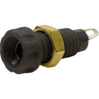 Cliff CL1450A Laboratoriumbus Bus, inbouw verticaal Stift-Ø: 4 mm Zwart 1 stuk(s) - thumbnail